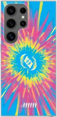 Flower Tie Dye Galaxy S24 Ultra