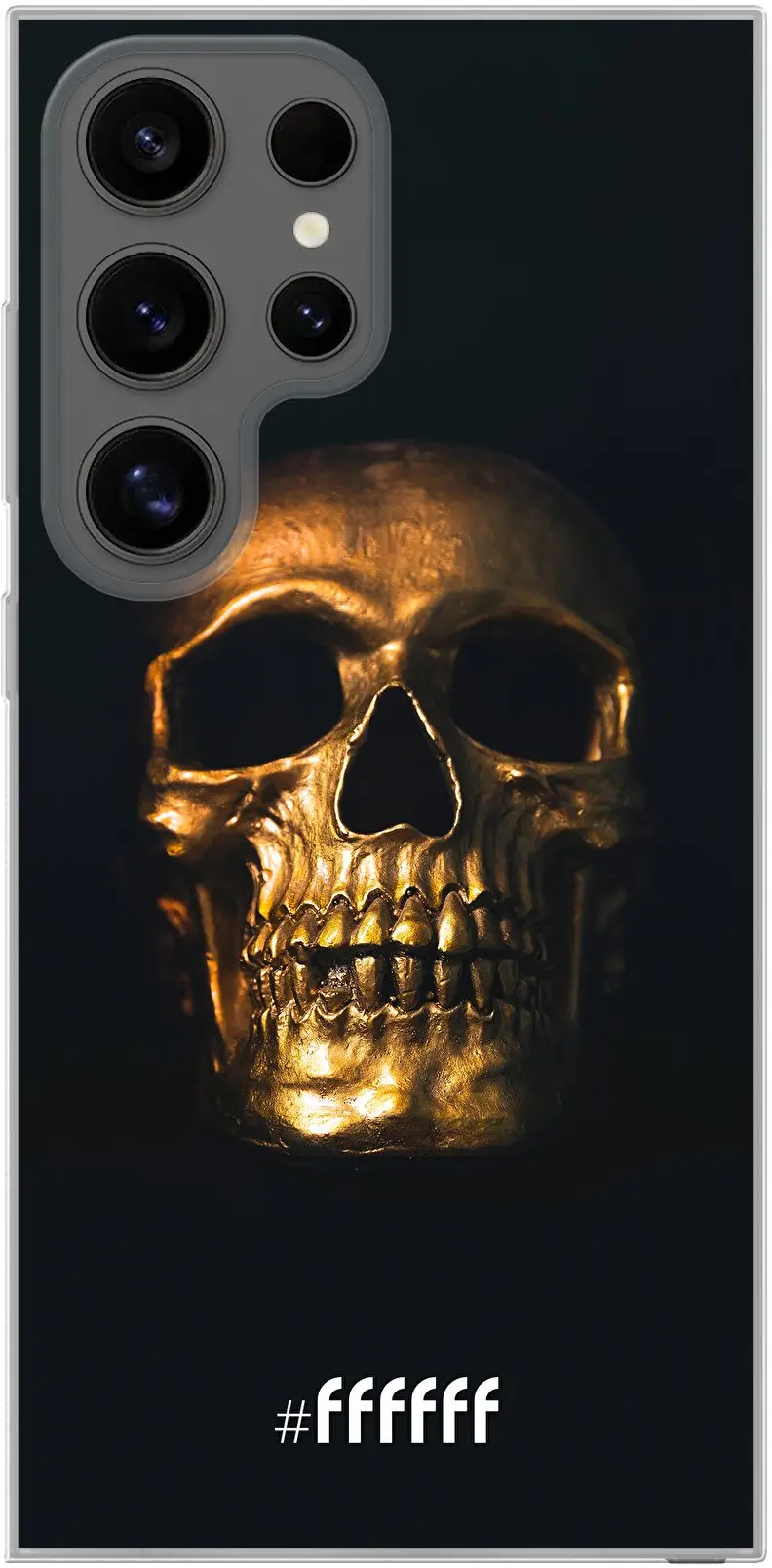 Gold Skull Galaxy S24 Ultra