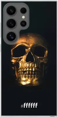 Gold Skull Galaxy S24 Ultra