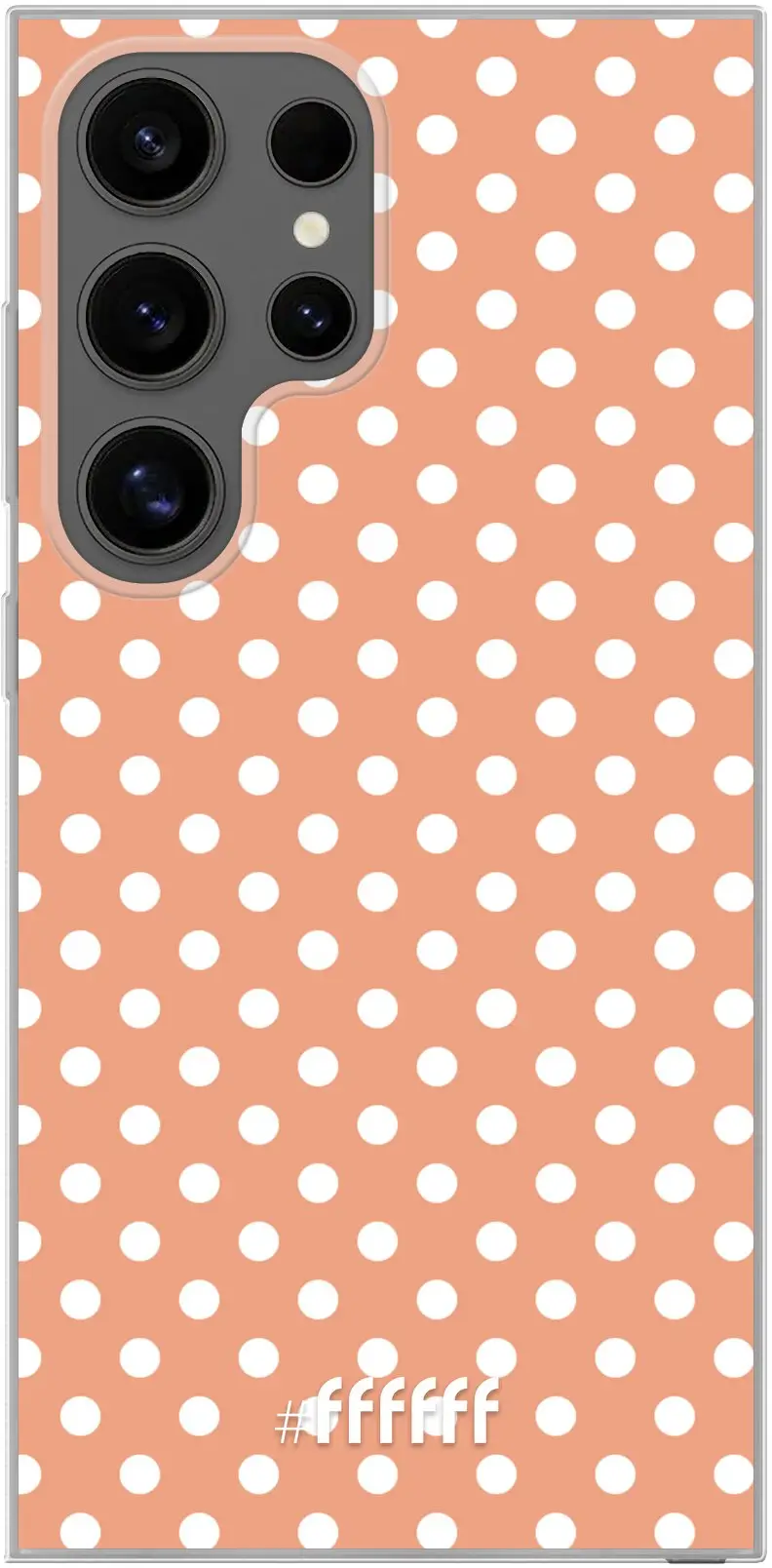 Peachy Dots Galaxy S24 Ultra