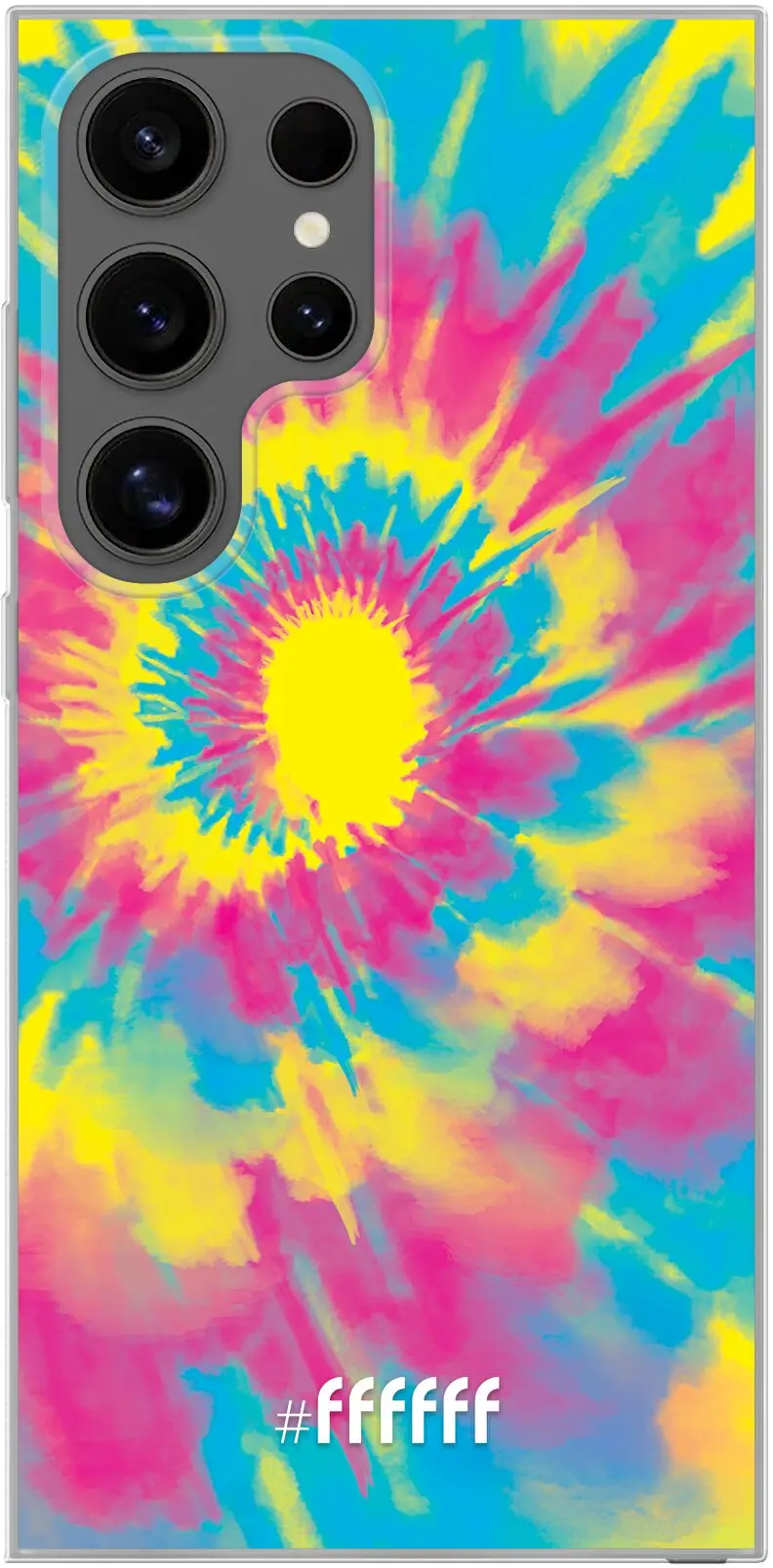 Psychedelic Tie Dye Galaxy S24 Ultra