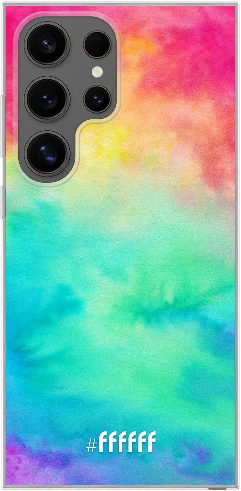 Rainbow Tie Dye Galaxy S24 Ultra