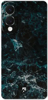 Dark Blue Marble Galaxy S25 Edge