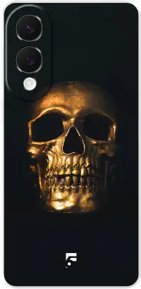 Gold Skull Galaxy S25 Edge