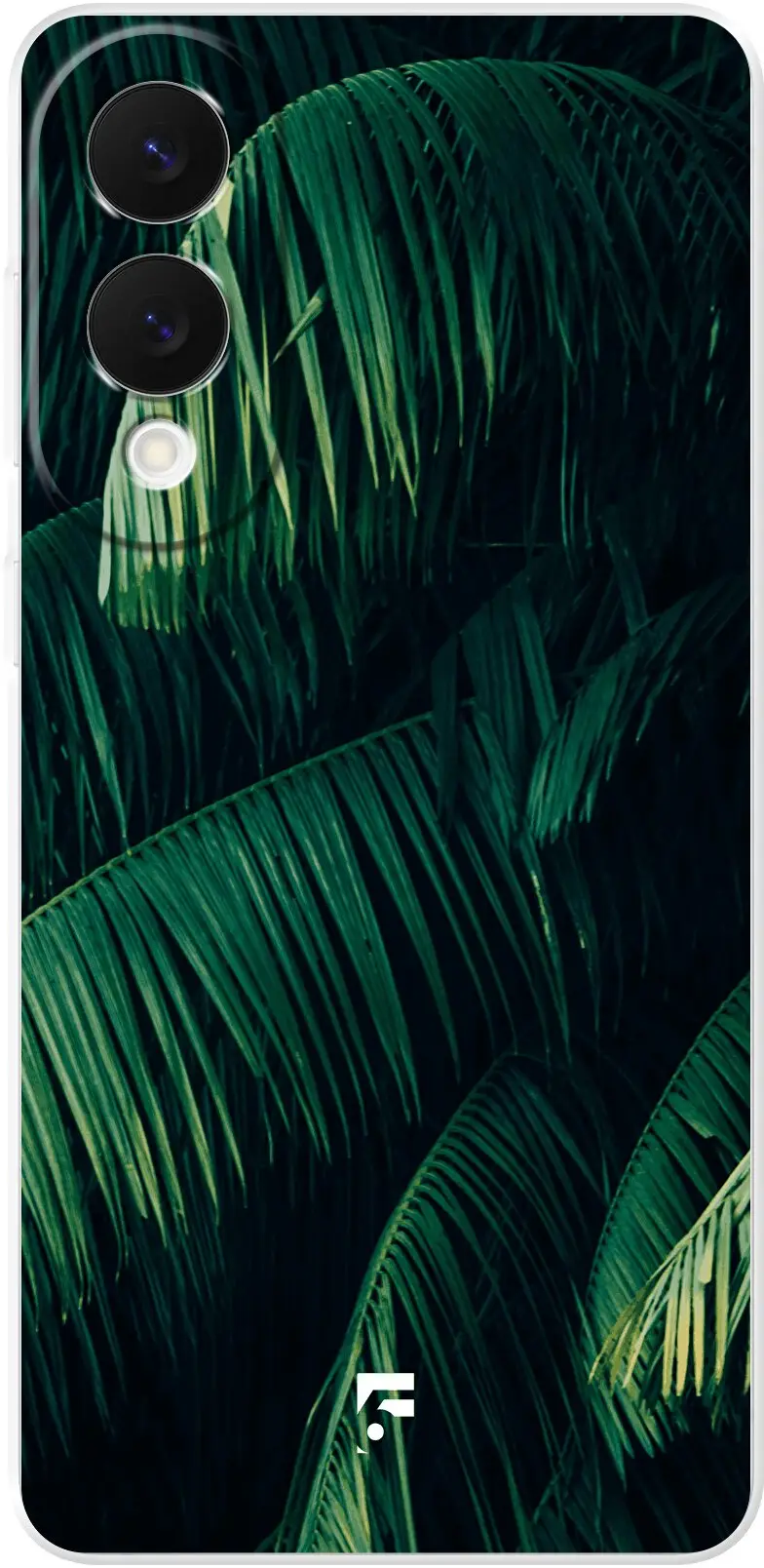 Palm Leaves Dark Galaxy S25 Edge