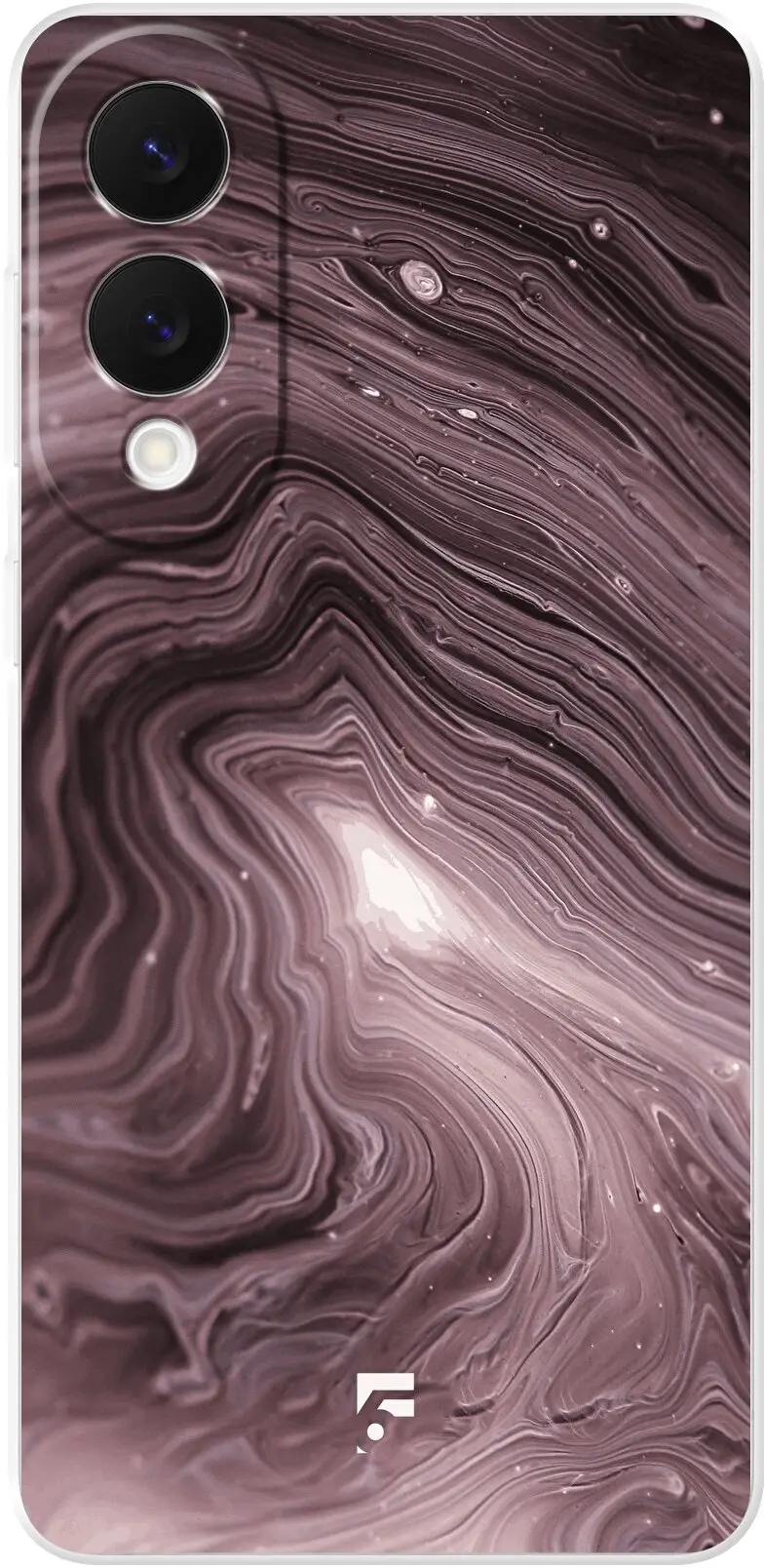 Purple Marble Galaxy S25 Edge