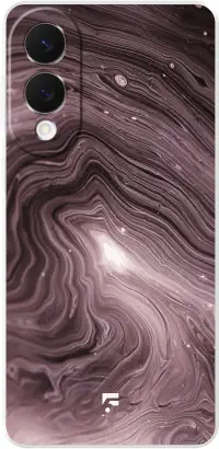 Purple Marble Galaxy S25 Edge