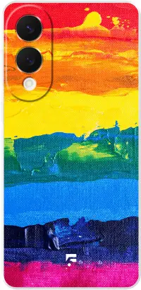 Rainbow Canvas Galaxy S25 Edge