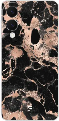 Rose Gold Marble Galaxy S25 Edge