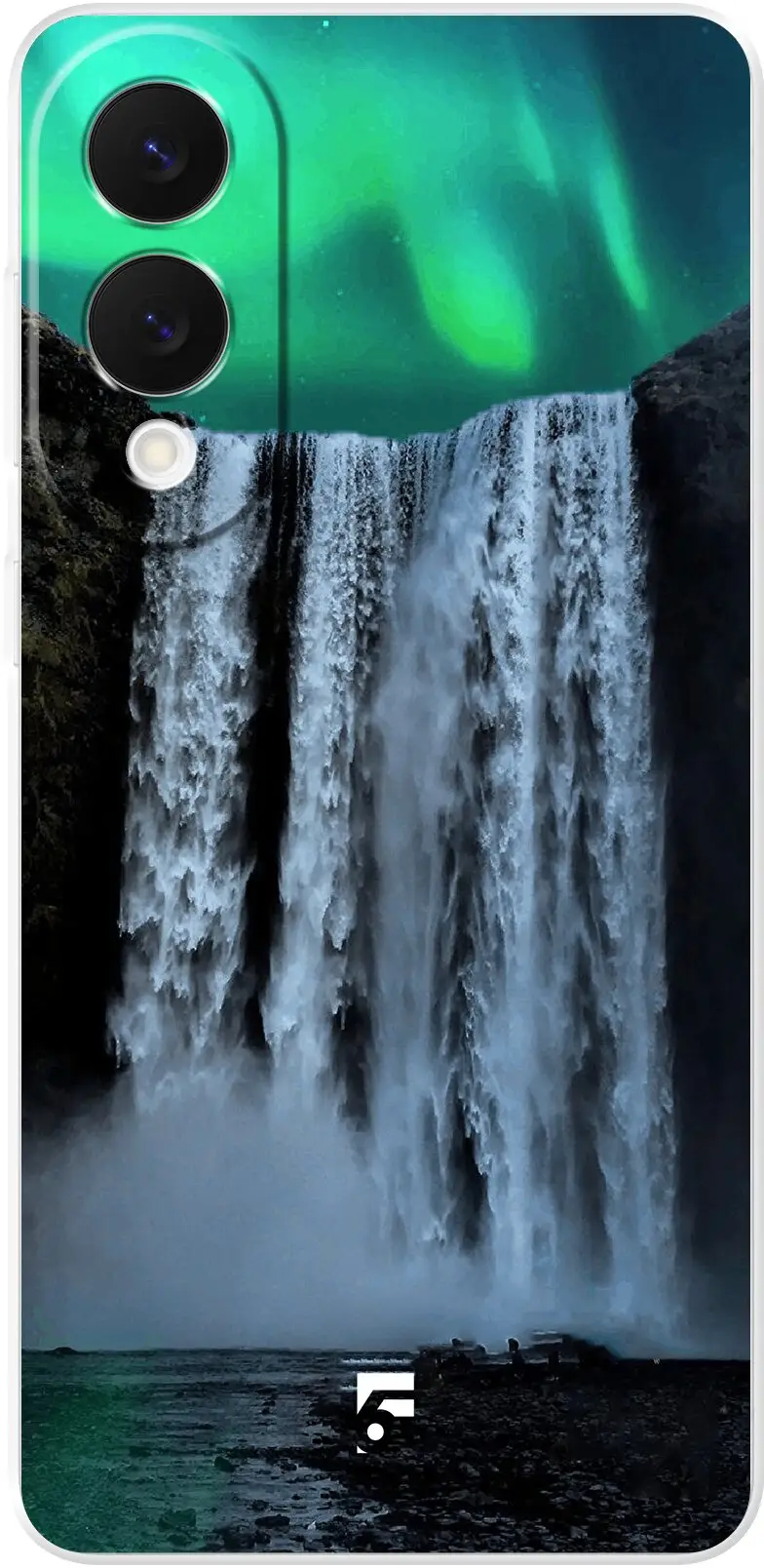 Waterfall Polar Lights Galaxy S25 Edge