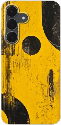 Black And Yellow Galaxy S25 FE