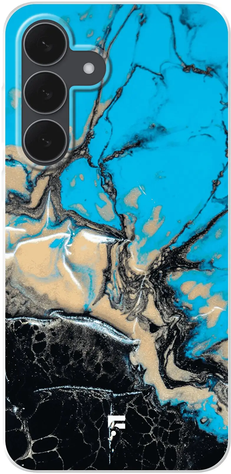 Blue meets Dark Marble Galaxy S25 FE