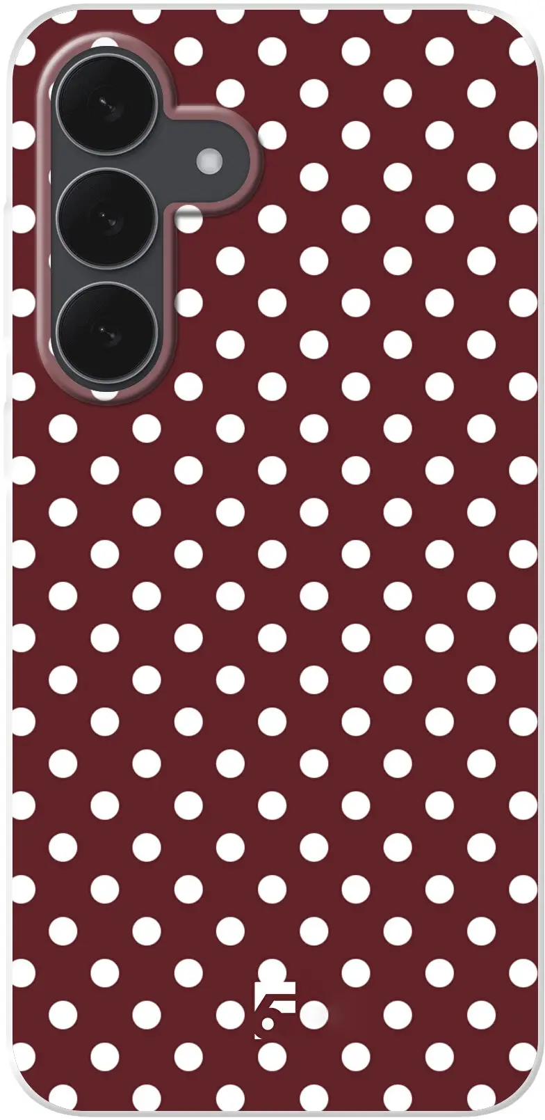 Burgundy Dots Galaxy S25 FE