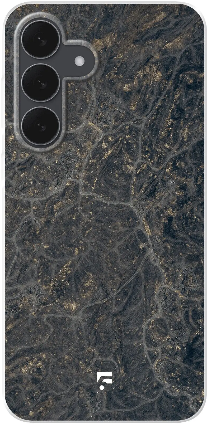 Golden Glitter Marble Galaxy S25 FE