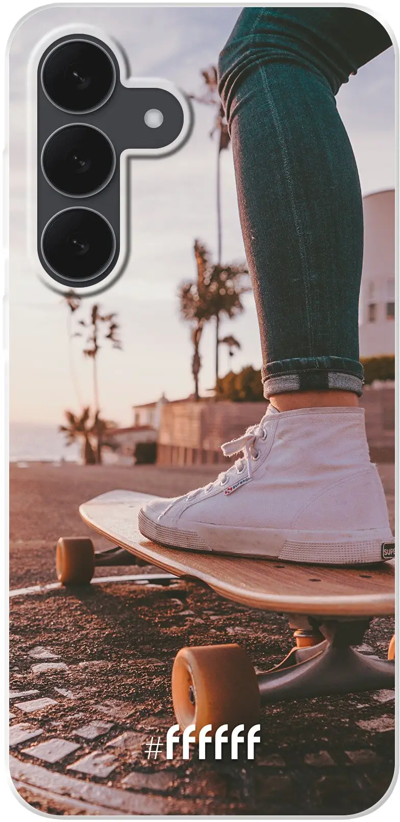 Skateboarding Galaxy S25 FE