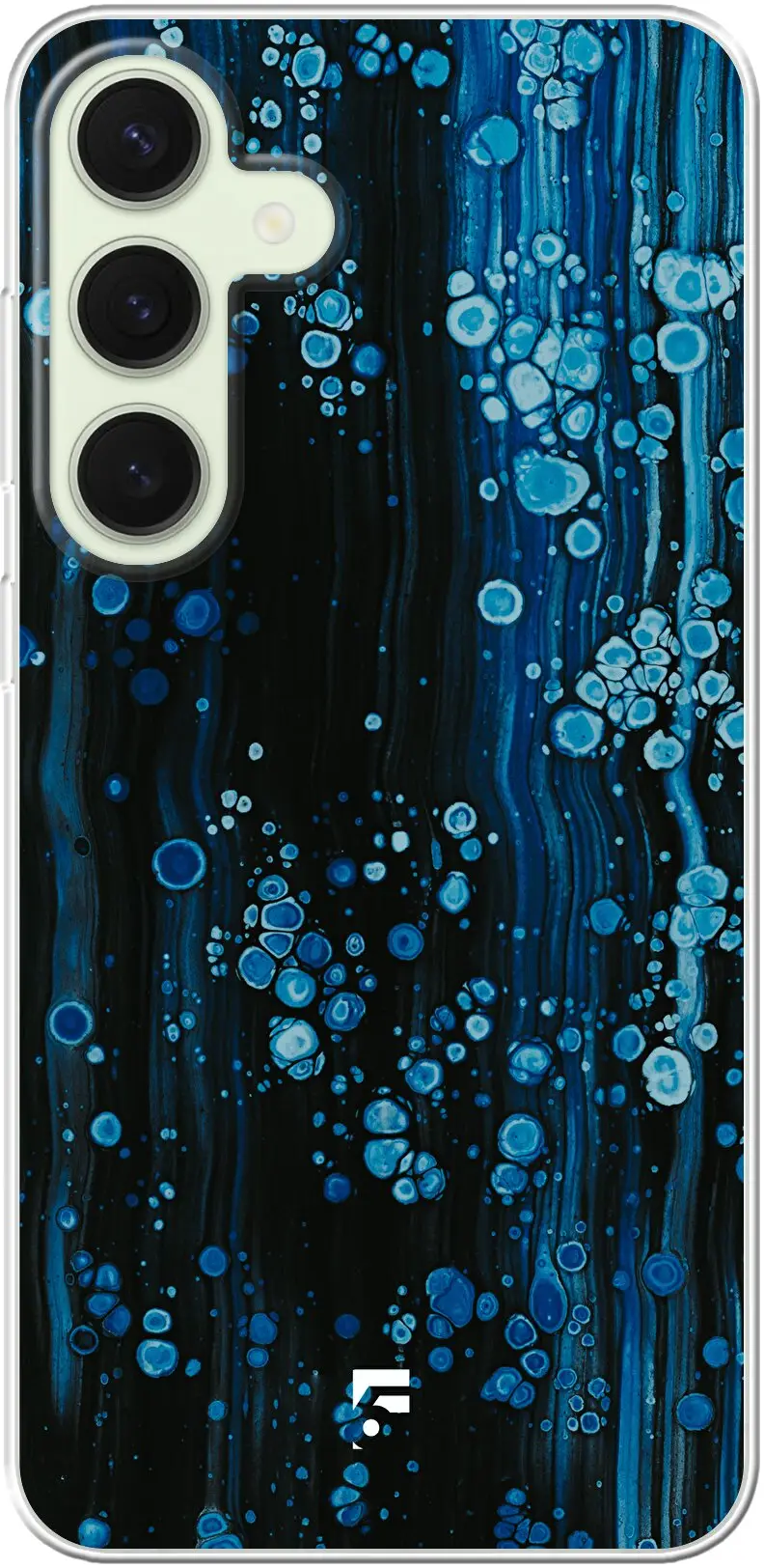 Bubbling Blues Galaxy S25 Plus