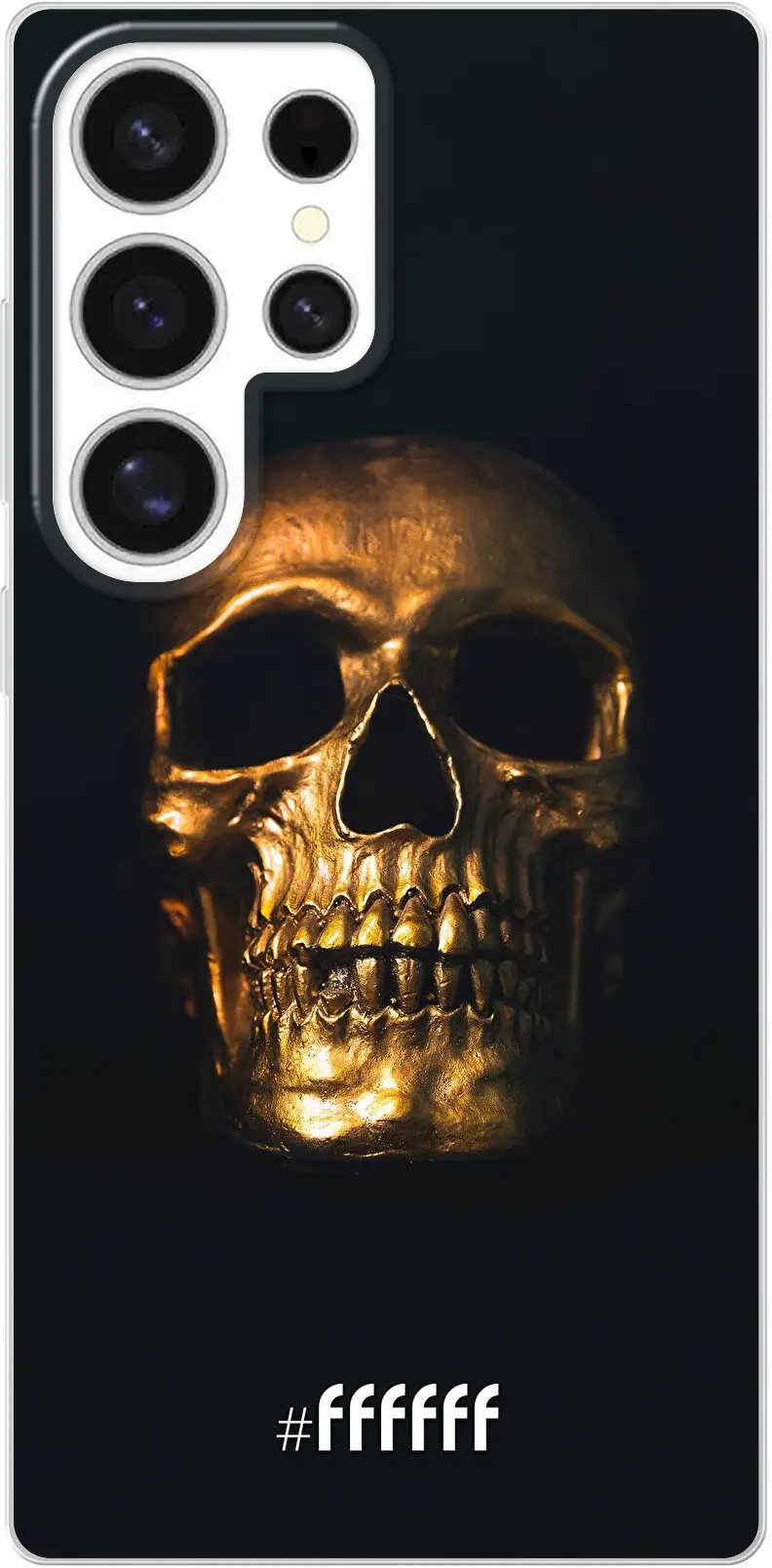 Gold Skull Galaxy S25 Ultra