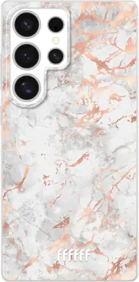 Peachy Marble Galaxy S25 Ultra