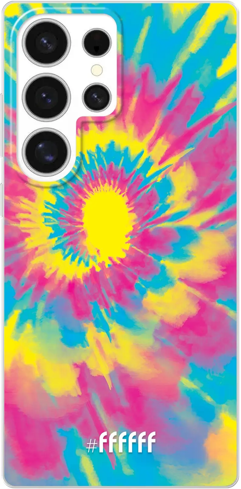 Psychedelic Tie Dye Galaxy S25 Ultra