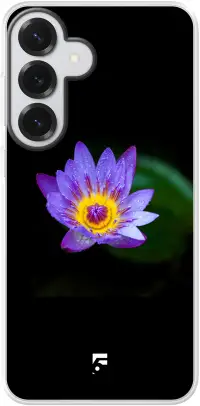 Purple Flower in the Dark Galaxy S26 Plus