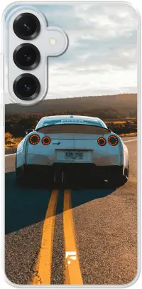 Silver Sports Car Galaxy S26 Plus