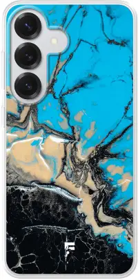 Blue meets Dark Marble Galaxy S26