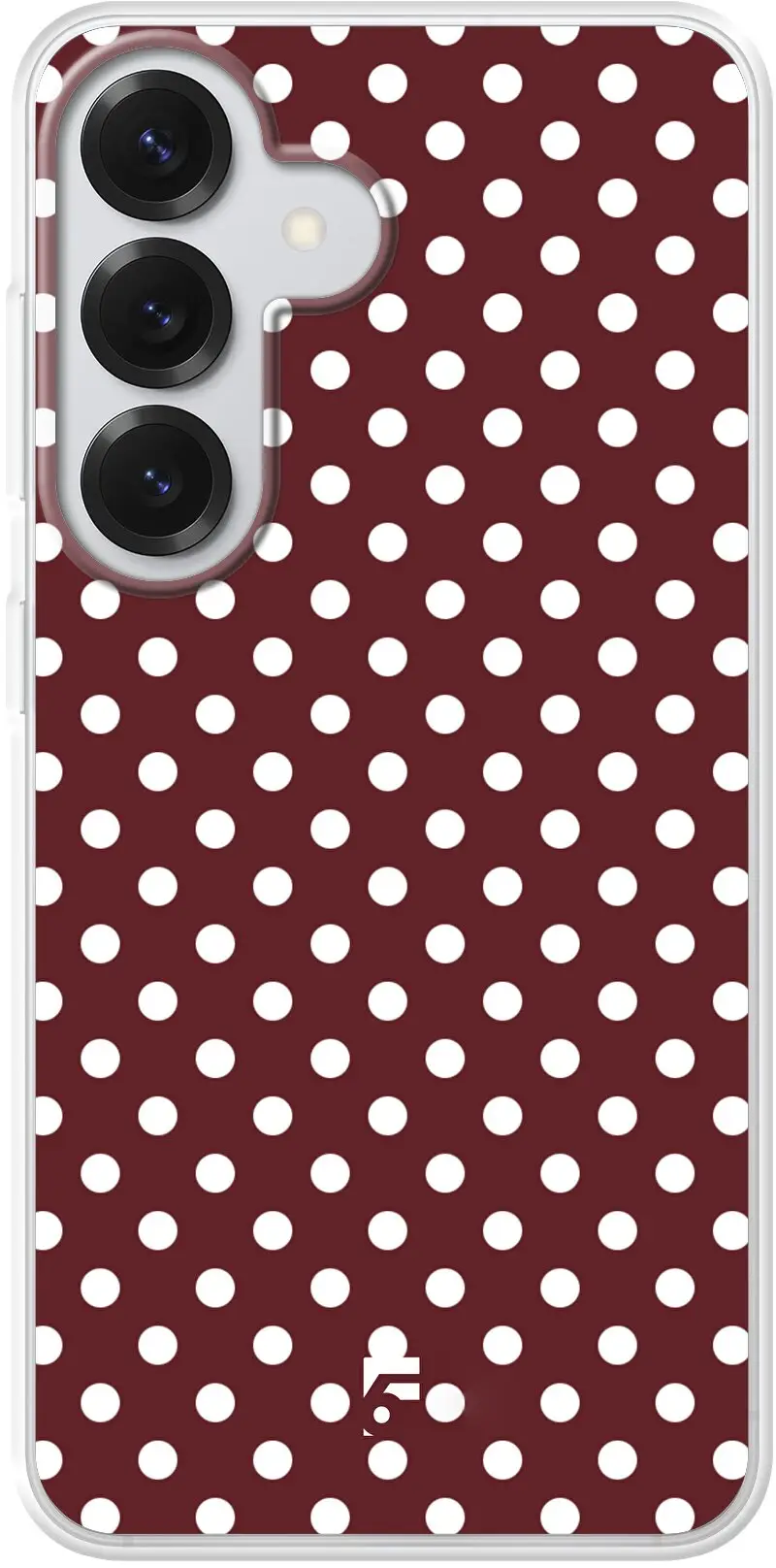 Burgundy Dots Galaxy S26