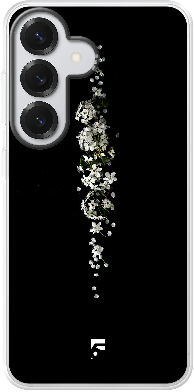 White flowers in the dark Galaxy S26