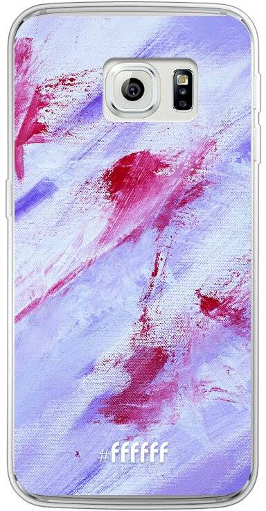 Abstract Pinks Galaxy S6 Edge