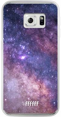 moersleutel Kakadu breed Galaxy Stars (Samsung Galaxy S6 Edge) #ffffff telefoonhoesje • 6F