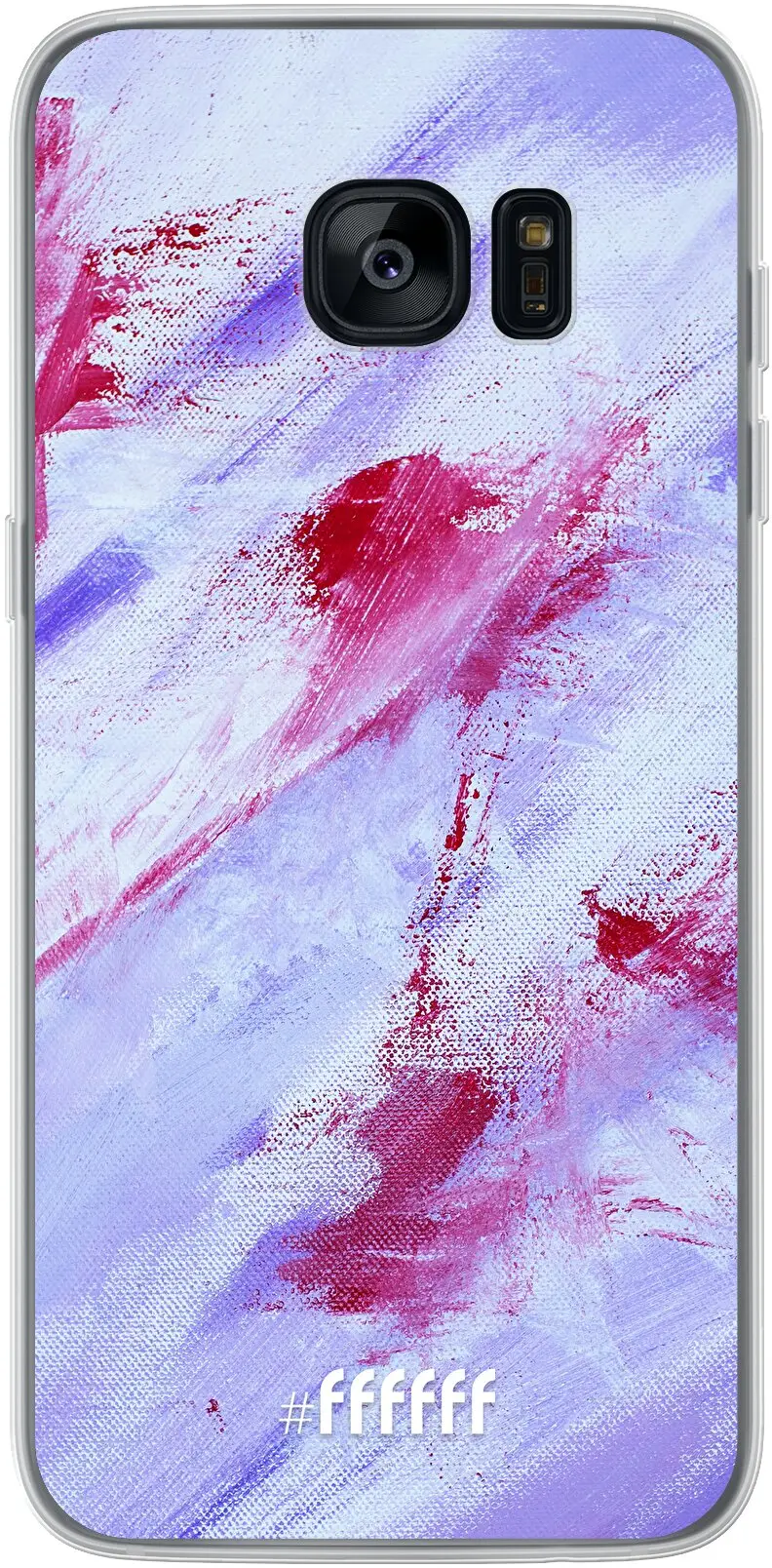 Abstract Pinks Galaxy S7 Edge