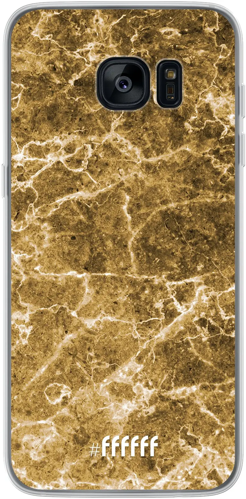 Gold Marble Galaxy S7 Edge