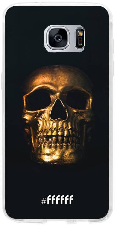 Gold Skull Galaxy S7 Edge