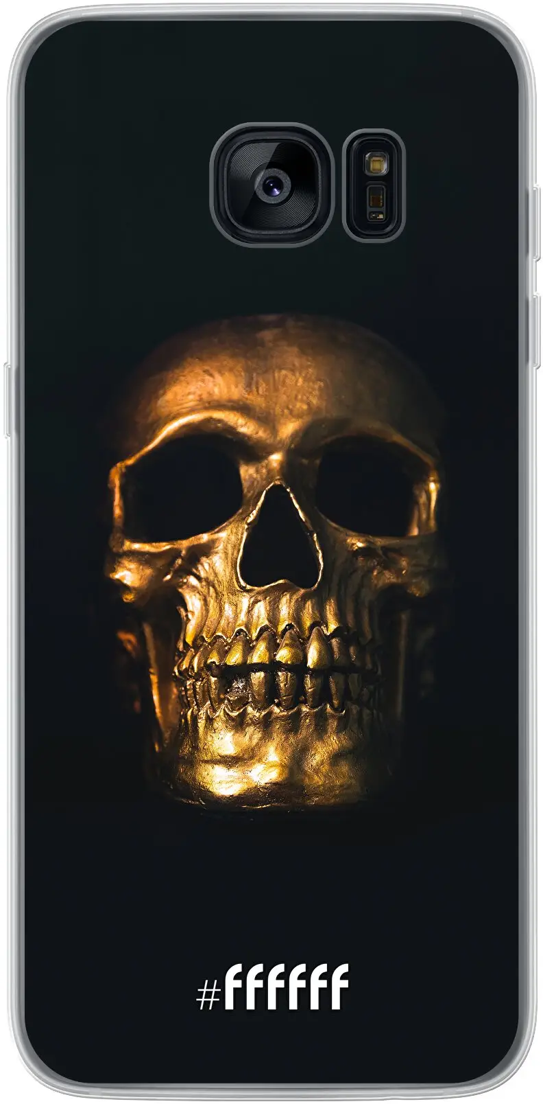 Gold Skull Galaxy S7 Edge