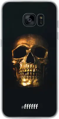 Gold Skull Galaxy S7 Edge