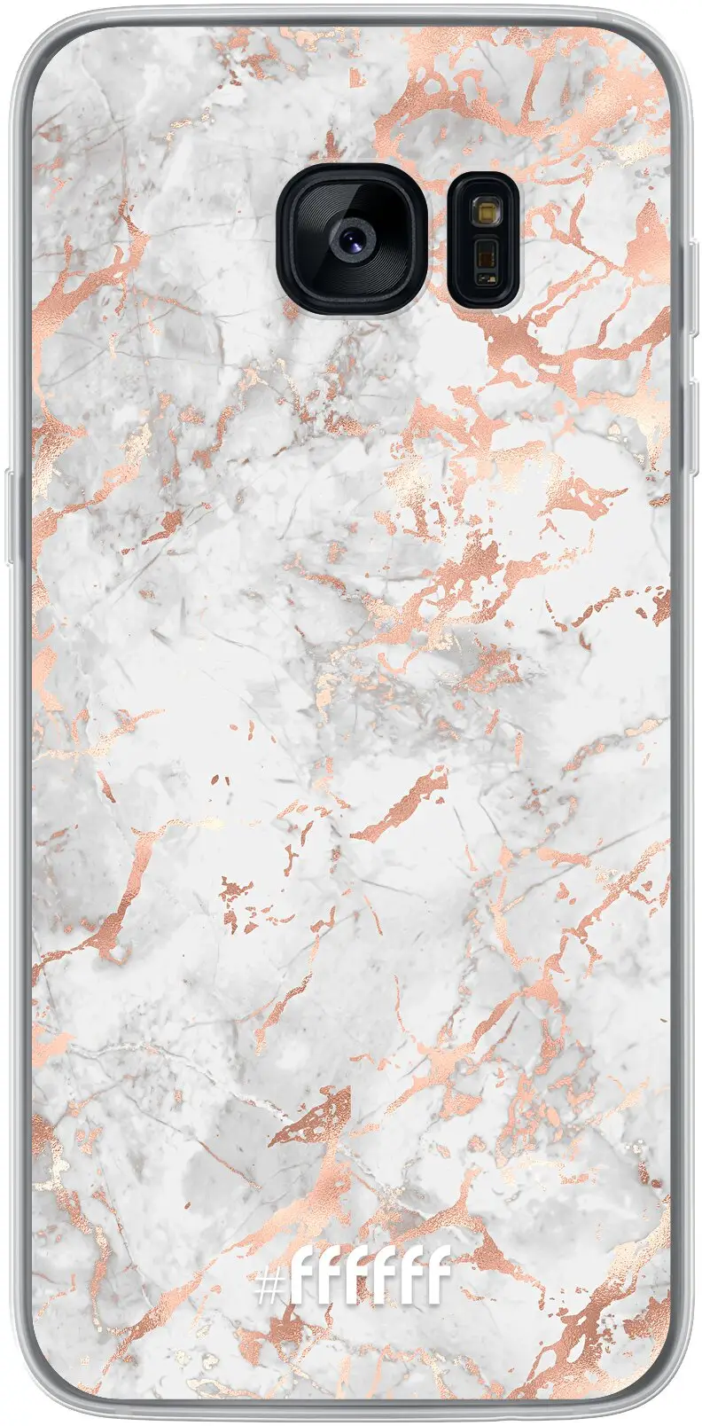 Peachy Marble Galaxy S7 Edge