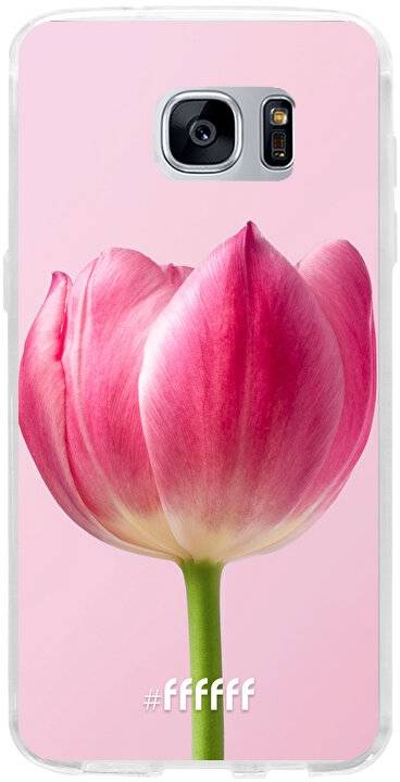 Pink Tulip Galaxy S7 Edge