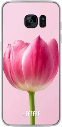 Pink Tulip Galaxy S7 Edge