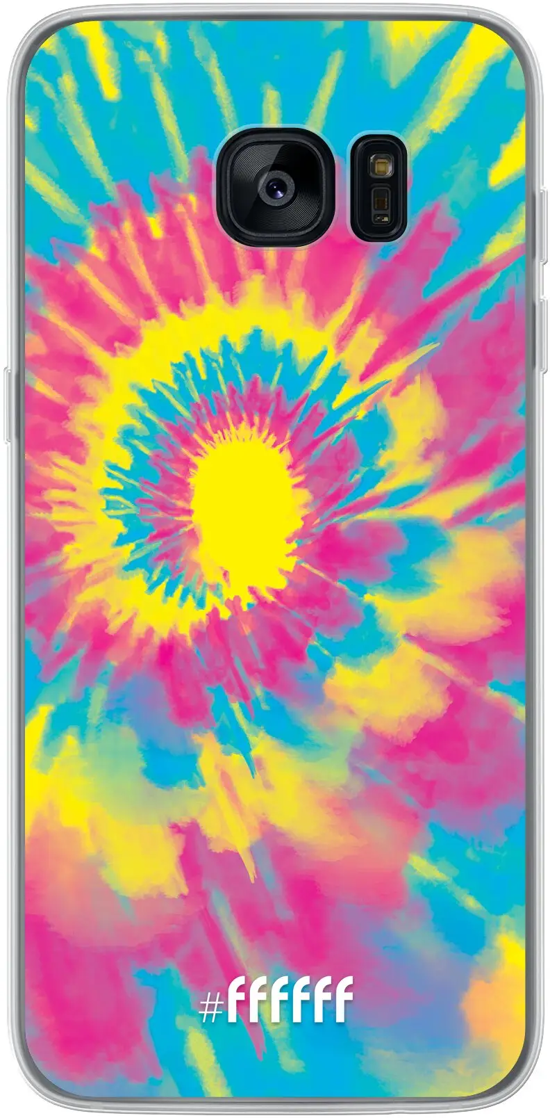 Psychedelic Tie Dye Galaxy S7 Edge