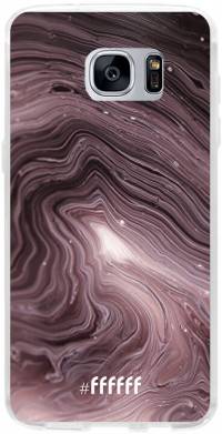 Purple Marble Galaxy S7 Edge