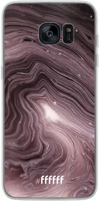 Purple Marble Galaxy S7 Edge