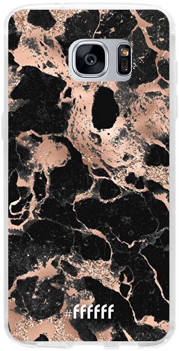 Rose Gold Marble Galaxy S7 Edge