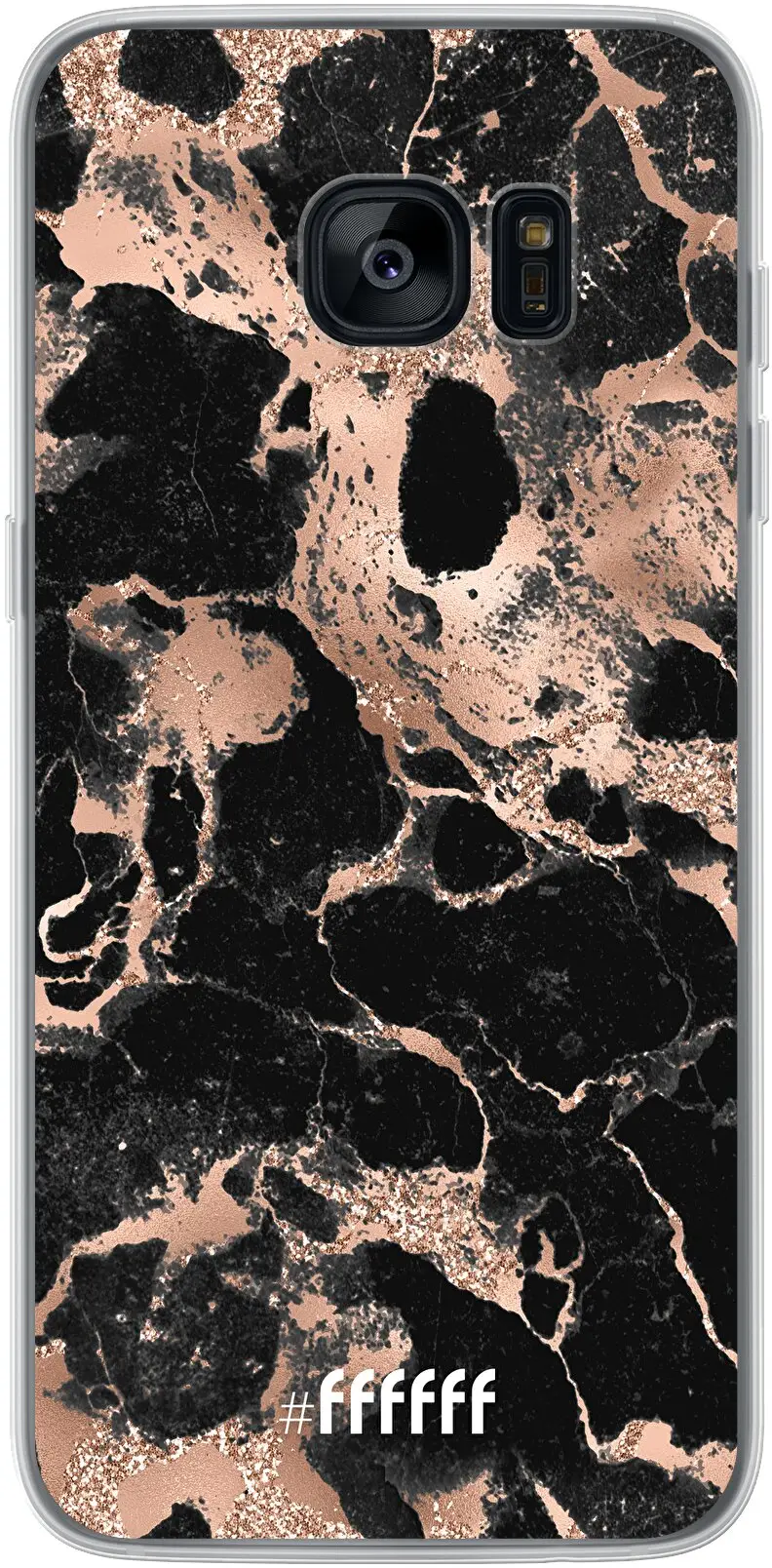 Rose Gold Marble Galaxy S7 Edge