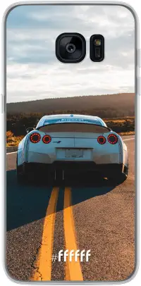 Silver Sports Car Galaxy S7 Edge