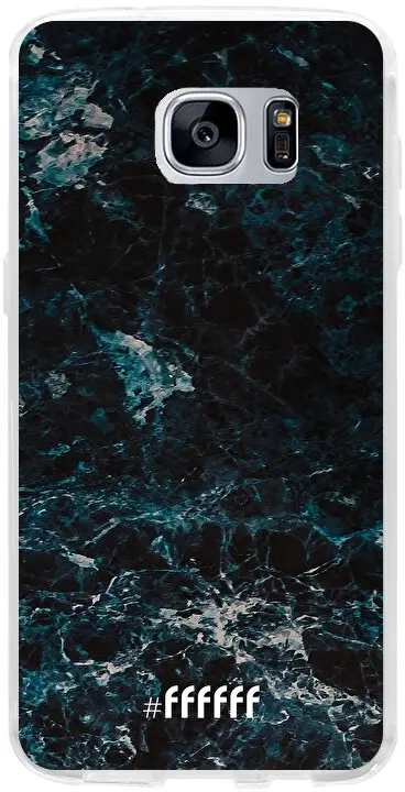 Dark Blue Marble Galaxy S7