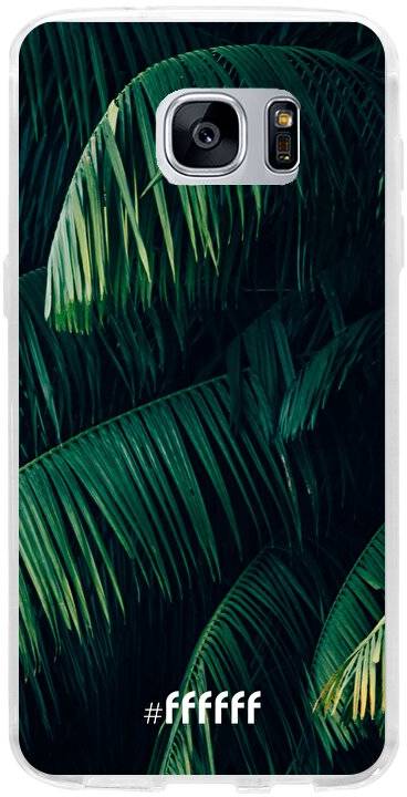 Palm Leaves Dark Galaxy S7