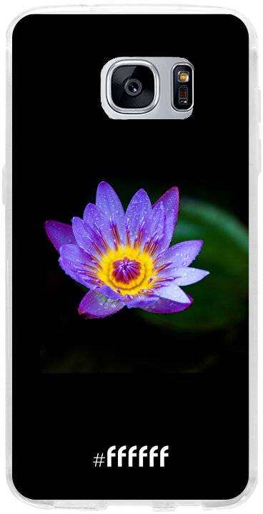 Purple Flower in the Dark Galaxy S7
