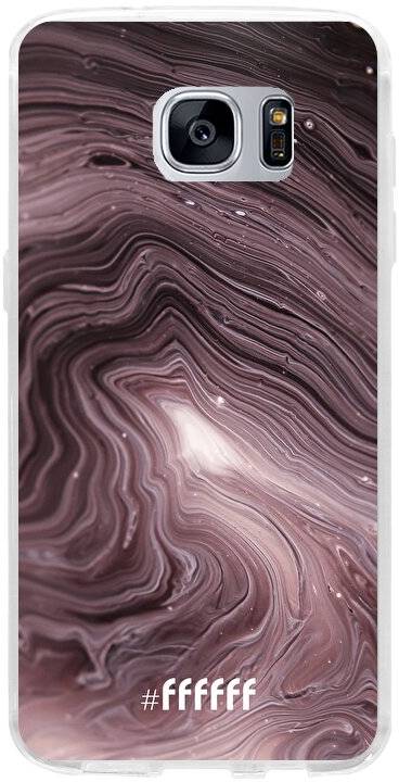 Purple Marble Galaxy S7