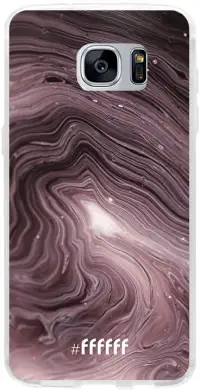 Purple Marble Galaxy S7