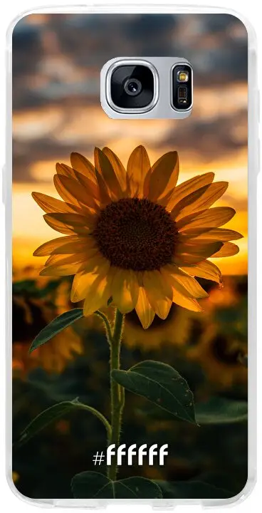 Sunset Sunflower Galaxy S7